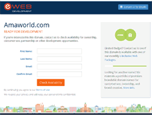 Tablet Screenshot of amaworld.com